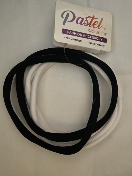 4 pc hair band - Black & White 