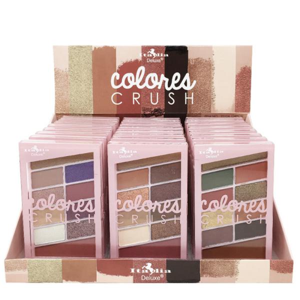 ITALIA DELUXE COLORES CRUSH EYESHADOW PALETTE (Series 1)