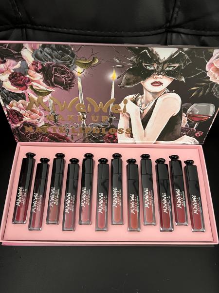 12 PCS  Matte lipgloss 