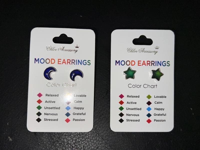 Mood changing earrings 