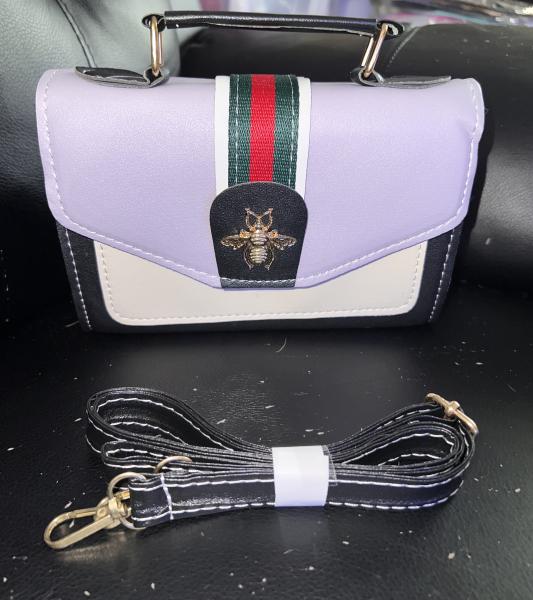  Inspired Gucci crossbody bag - Lilac 