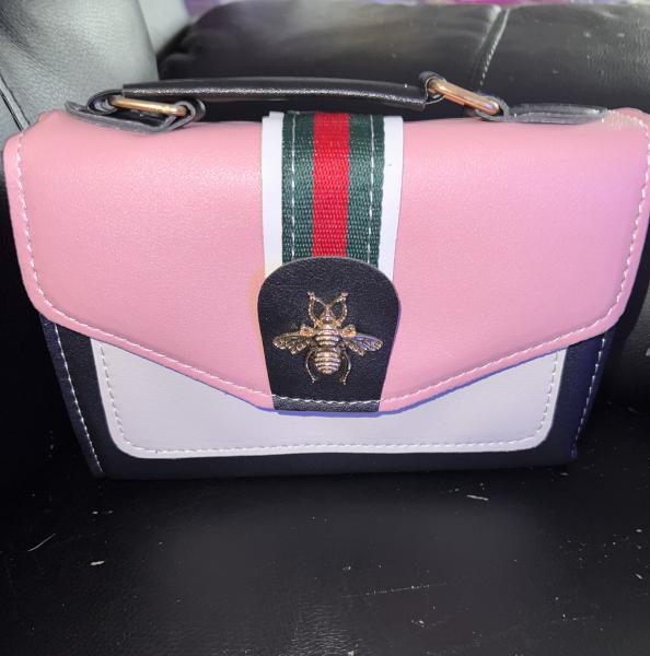  Inspired Gucci crossbody bag - Pink 