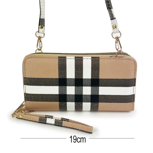  PLAID PATTERN FASHION WALLETS