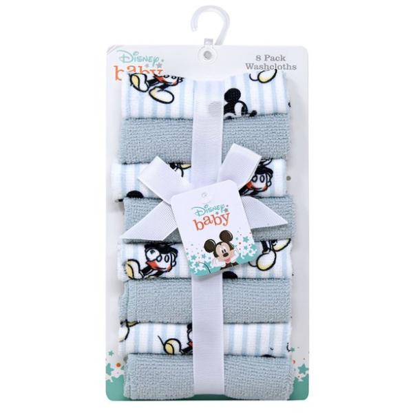 Disney baby Mickey 8pk washcloths