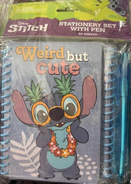 Stitch notebook with pen