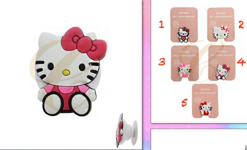  Hello kitty cell phone pop sockets