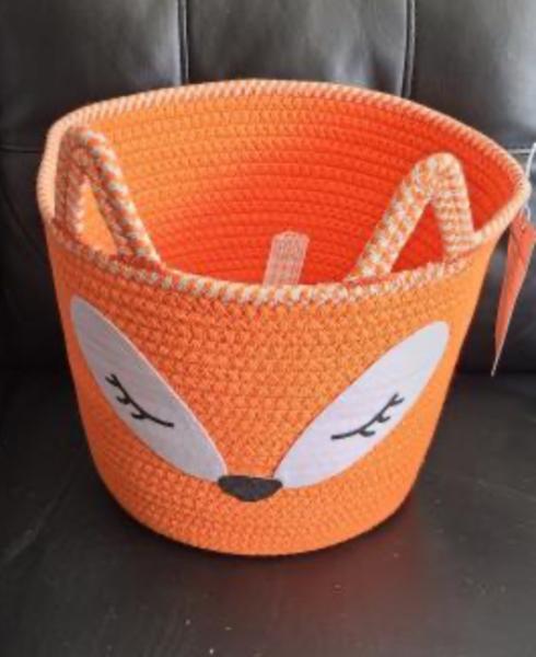 Fox rope storage basket - Bin 