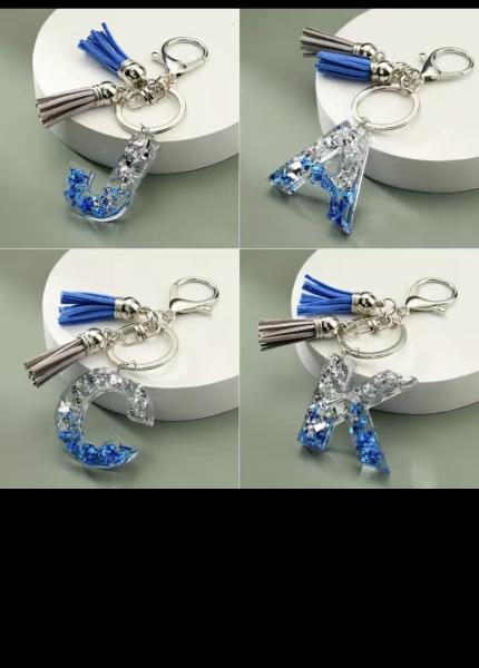 Letter keychain 