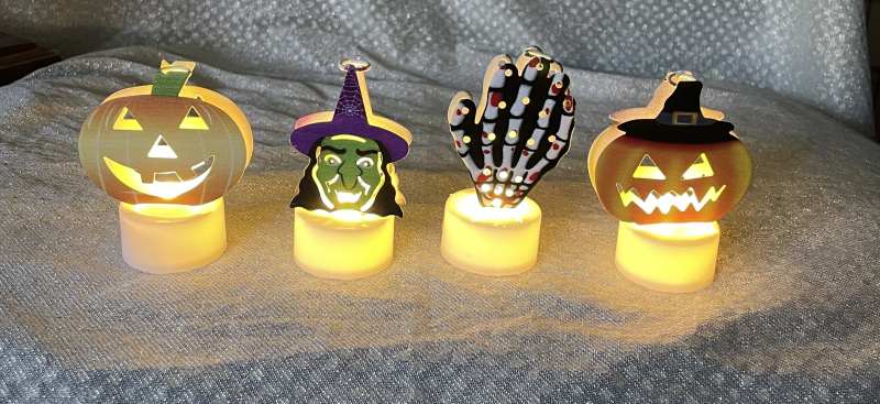 Halloween tea candles