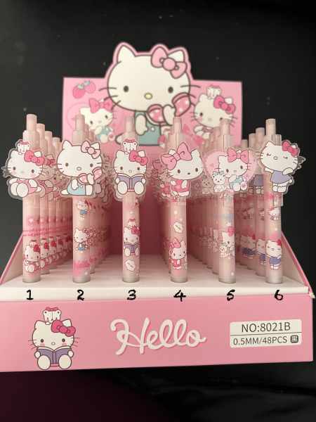  Hello Kitty push pens 