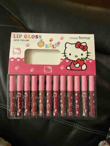 Kitty lip glass set