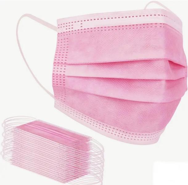 10pk pink facemask 