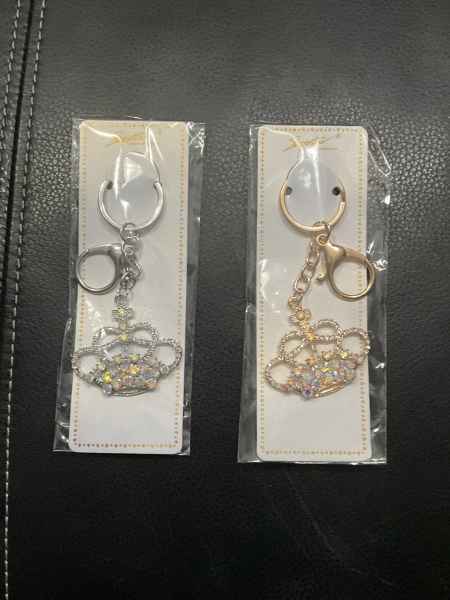 Crown glam keychain