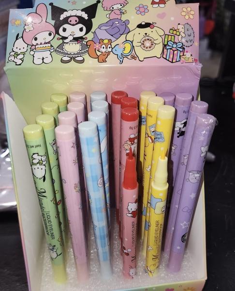 Sanrio color eyeliners 