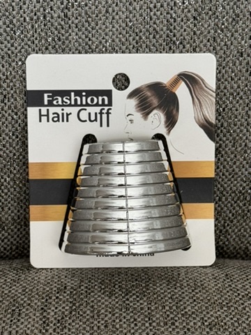 Hair cuff - silver 