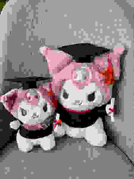 large Kuromi Graduation plushly 