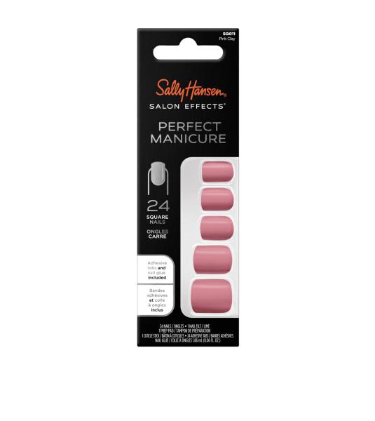 Sally Hanson Perfect Manicure press on nails  - Pink Clay 