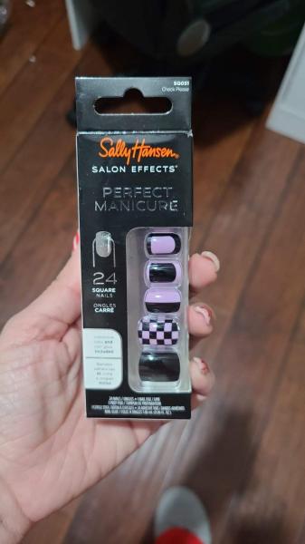 Sally Hanson Perfect Manicure press on nails - Check Please 