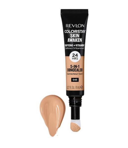 Revlon colorstay skin awaken caffeine + vitamin C, 24hr 5 in 1  concealer - #045