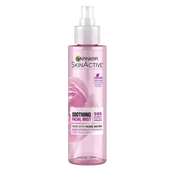 Garnier facial mist w/ rose water 