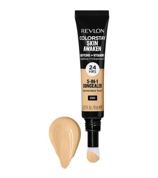 Revlon colorstay skin awaken caffeine + vitamin C, 24hr 5 in 1 concealer - #001 neutralizer 