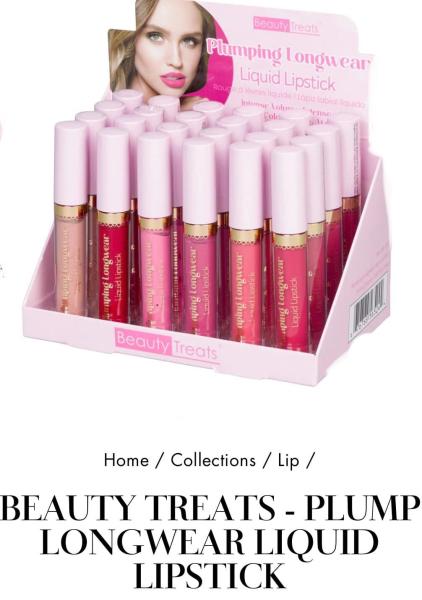 (Beauty Treats) Pluming longwear  liquid lipstick