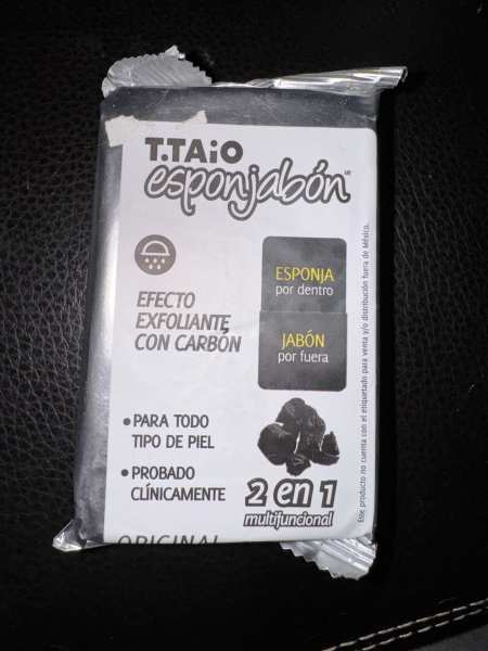 T.Taio Esponjabon - black (EXFOLIANTE CARBON)  