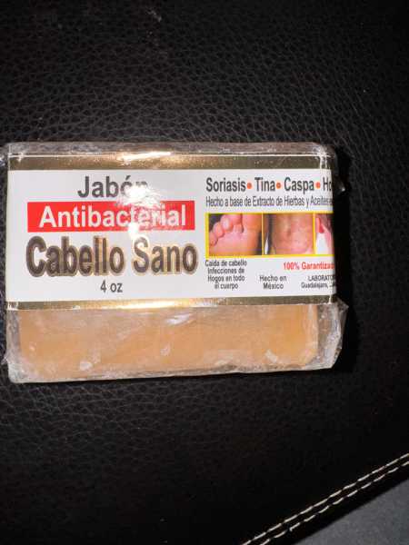 Antibacterial jabon cabello sano