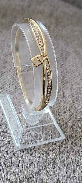 14K lock bracelet 