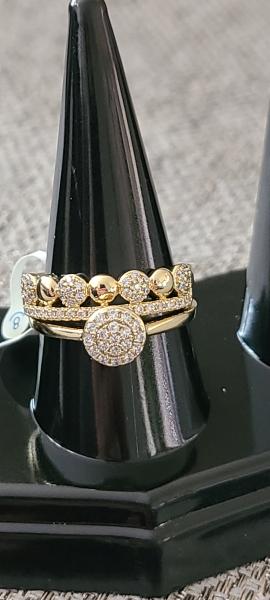 18K Xuping gold ring Size.8