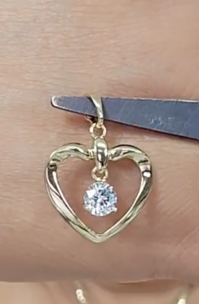 14K Heart pendent 