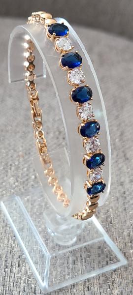 18K Blue glam bracelet