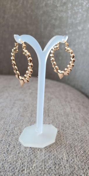 18K Heart earring 