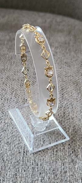 14K bracelet white 