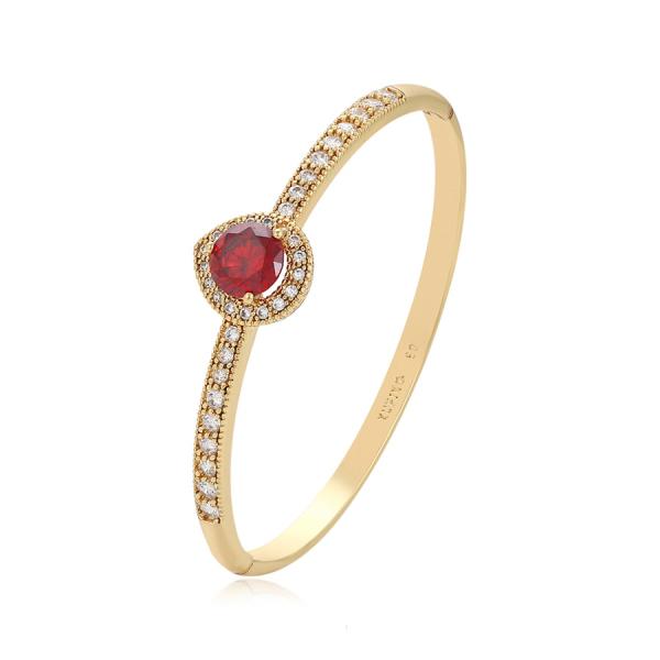 14K red bangle 