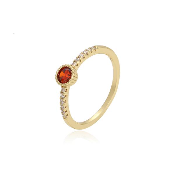 14K Simple red - Size. 7,8,9