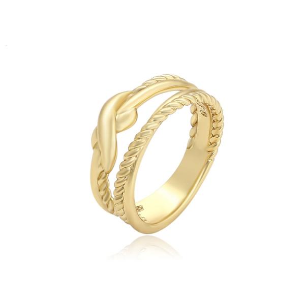 14K knot ring - Size. 6,7,8,9,10