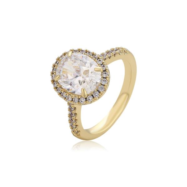 14K Round traditional ring - Size 9