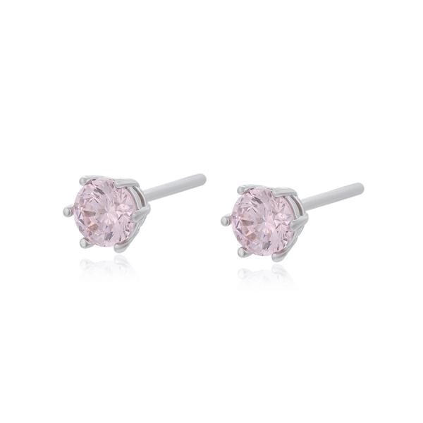 WG pink stud earrings