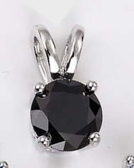 WG Small black pendant 