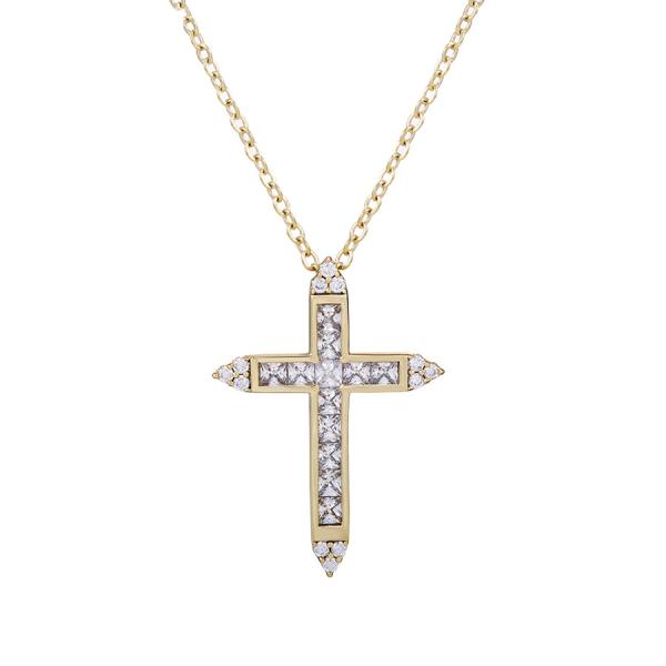 14K cross w/ 20 inch chain 