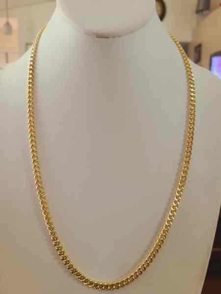 14K Curby 24 inch chain 