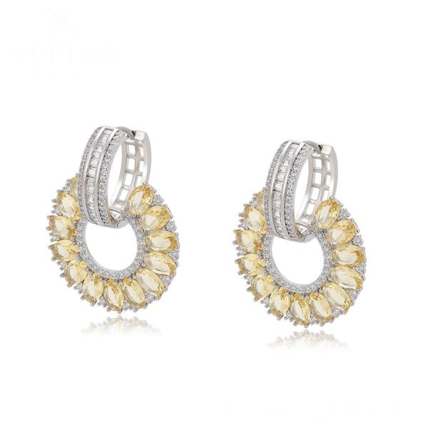 WG duo gold/yellow earring