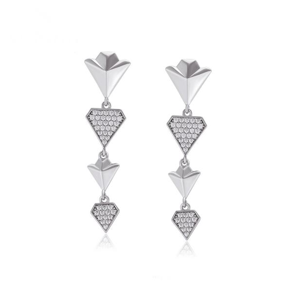 WG diamond earrings  