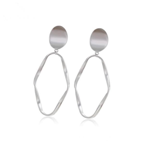 WG Simple long earrings 