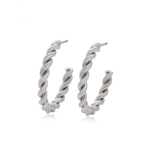 WG rope chain earrings 