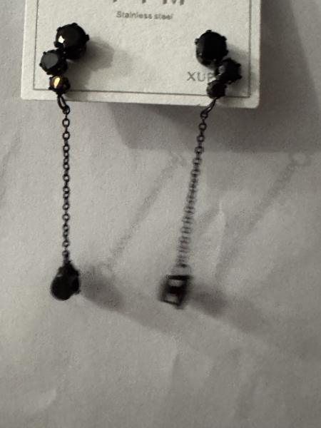 TTM Black earrings 