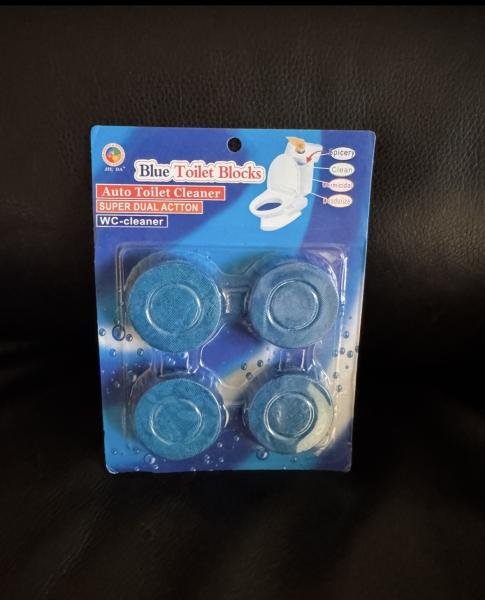 4 PK Toilet blue 
